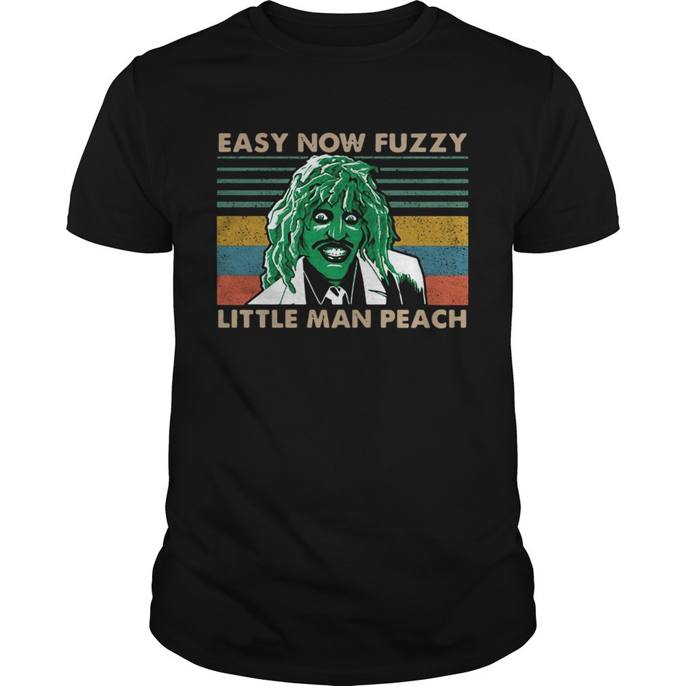 Easy Now Fuzzy Little Man Peach  Shirt